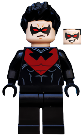 Минифигурка Lego Super Heroes Nightwing - Red Eye Holes and Chest Symbol sh0085 U